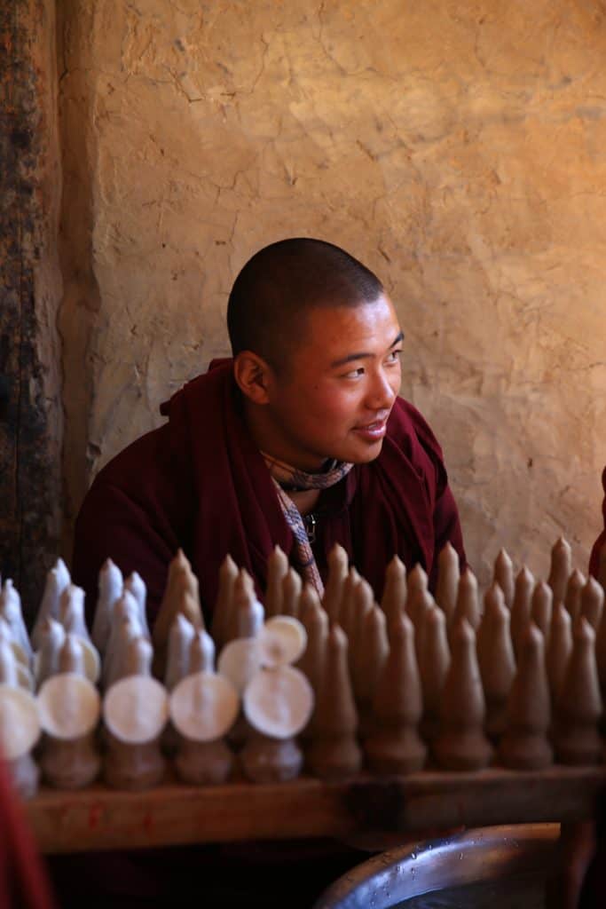 Buddhist monk Bhutan
