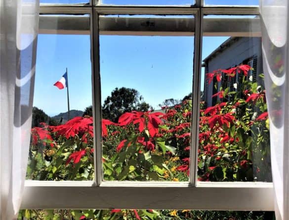 Napoleon's bedroom window Longwood House
